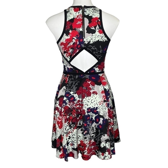 Parker Sleeveless Fit and Flare Congo Print Dress Small - Picture 3 of 9